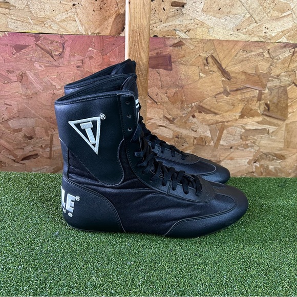 Title Boxing Shoes Title Boxing Flex Encore Black High Top Lace Up